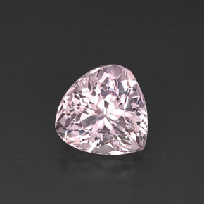 Kunzita rosa natural de 5,57 ct, en forma de pera, VVS-VS