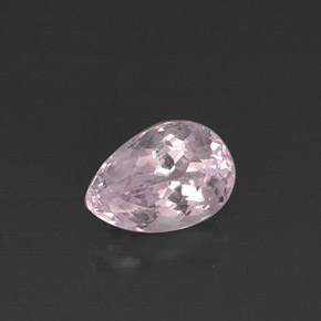 Kunzita rosa natural de 4,00 ct, en forma de pera, VS