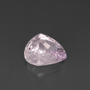 Kunzita rosa natural de 6,11 ct, en forma de pera, VVS-VS