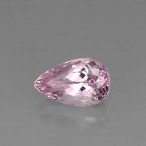 Kunzita rosa natural de 6,07 ct, en forma de pera, VS