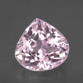 Kunzita rosa natural de 4,51 ct, en forma de pera, VVS-VS