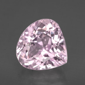 Kunzita rosa natural de 4,51 ct, en forma de pera, VVS-VS
