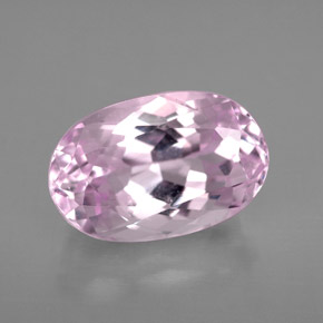 Kunzita rosa natural de 6,11 ct, corte óvalo, VVS