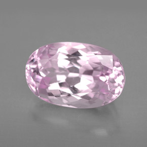 Kunzita rosa natural de 6,11 ct, corte óvalo, VVS