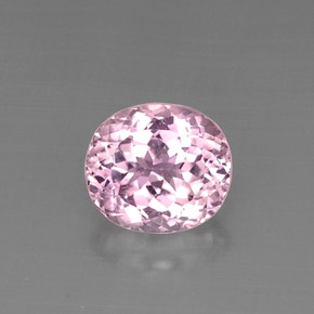 Kunzita rosa natural de 7,92 ct, corte óvalo, VS