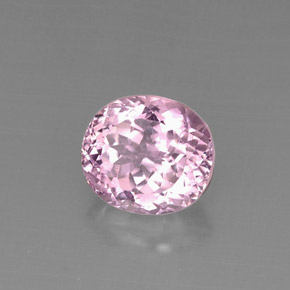 Kunzita rosa natural de 7,92 ct, corte óvalo, VS