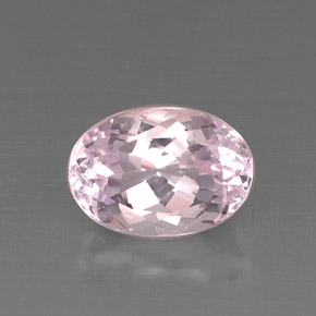 Kunzita rosa natural de 8,31 ct, corte óvalo, VS
