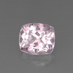 Kunzita rosa natural de 8,05 ct, corte cojín, VVS-VS