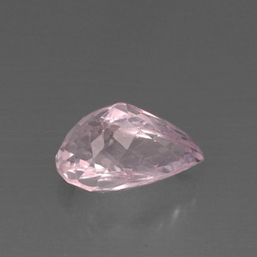 Kunzita rosa natural de 9,14 ct, en forma de pera, VS