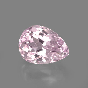 Kunzita rosa natural de 5,99 ct, en forma de pera, VS
