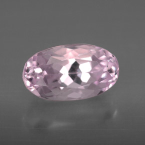 Kunzita rosa natural de 4,04 ct, corte óvalo, VS