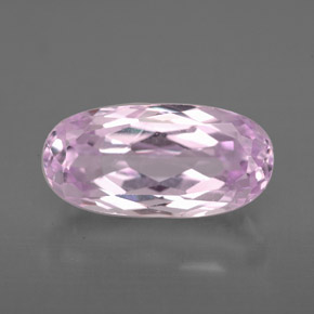 Kunzita rosa natural de 4,18 ct, corte óvalo, VS
