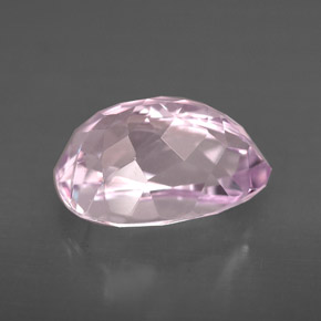 Kunzita rosa natural de 4,52 ct, en forma de pera, VVS-VS