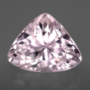 Kunzita rosa natural de 7,41 ct, trillón, VVS-VS
