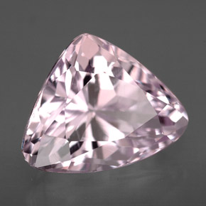 Kunzita rosa natural de 7,41 ct, trillón, VVS-VS