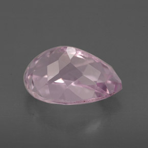 Kunzita rosa natural de 3,86 ct, en forma de pera, VVS