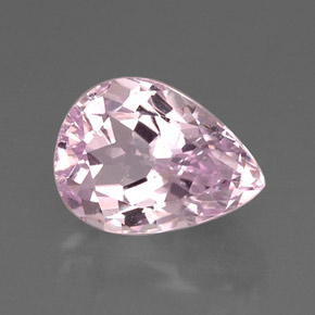 Kunzita Rosa natural de 8.81 ct, En forma de pera, IF