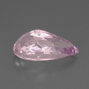 Kunzita rosa natural de 6,58 ct, en forma de pera, VVS