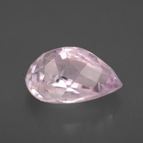 Kunzita rosa natural de 4,55 ct, en forma de pera, VS