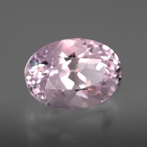 Kunzita rosa natural de 5,64 ct, corte óvalo, VVS