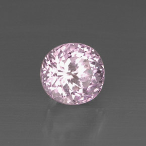 Kunzita rosa natural de 5,33 ct, corte óvalo, VVS