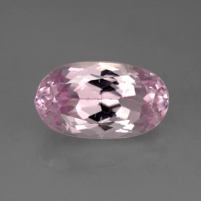 Kunzita rosa natural de 6,95 ct, corte óvalo, VS