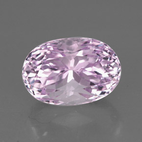 Kunzita rosa natural de 5,46 ct, corte óvalo, VVS-VS