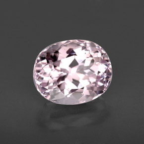Kunzita Rosado claro natural de 5.85 ct, Corte Óvalo, VVS-VS