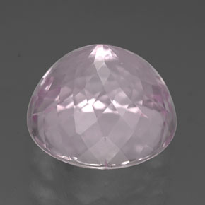 Kunzita rosa natural de 7,90 ct, corte redondo, VS