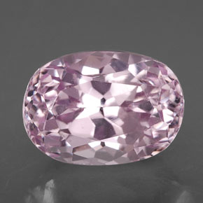 Kunzita rosa natural de 6,97 ct, corte óvalo, VS