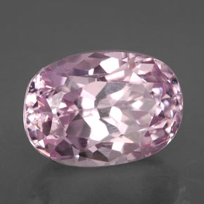 Kunzita rosa natural de 6,97 ct, corte óvalo, VS