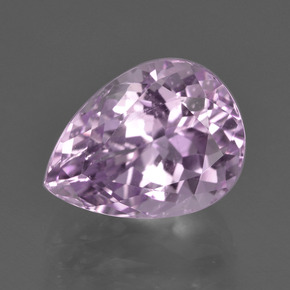 Kunzita rosa natural de 5,56 ct, en forma de pera, VS