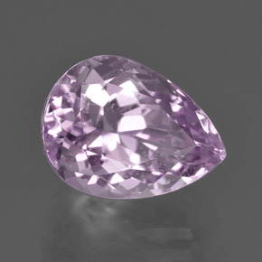 Kunzita rosa natural de 5,56 ct, en forma de pera, VS