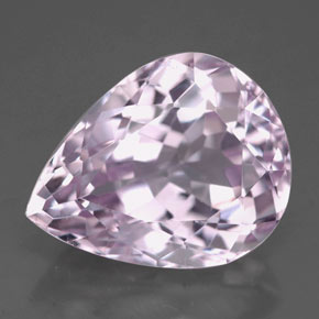 Kunzita Rosa natural de 10.05 ct, En forma de pera, VVS