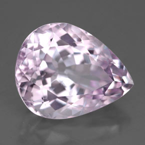 Kunzita Rosa natural de 10.05 ct, En forma de pera, VVS
