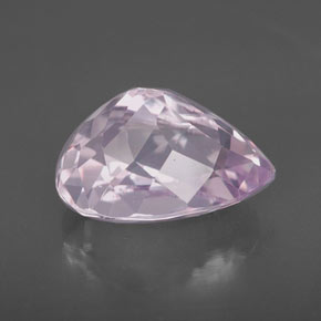 Kunzita rosa natural de 6,49 ct, en forma de pera, VVS-VS