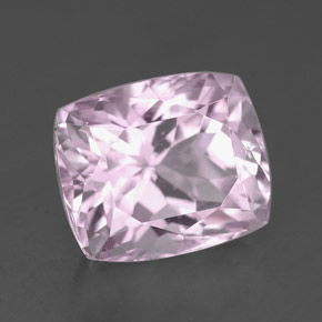Kunzita Rosa natural de 5.71 ct, Corte Cojín, VVS-VS