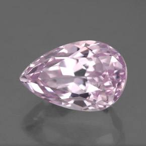 Kunzita rosa natural de 6,54 ct, en forma de pera, VS-SI