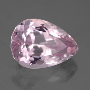 Kunzita Rosa natural de 7.55 ct, En forma de pera, VS