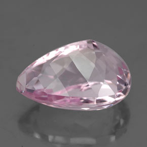 Kunzita Rosa natural de 7.55 ct, En forma de pera, VS
