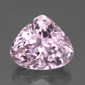 Kunzita rosa natural de 8,78 ct, en forma de pera, VS-SI