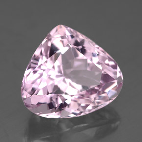 Kunzita rosa natural de 8,78 ct, en forma de pera, VS-SI