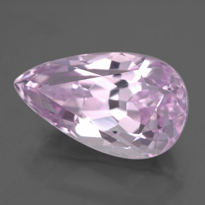 Kunzita rosa natural de 7,83 ct, en forma de pera, VS