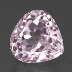 Kunzita rosa natural de 9,72 ct, en forma de pera, VS