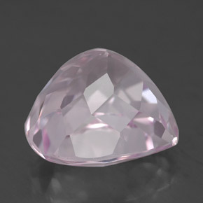 Kunzita rosa natural de 9,72 ct, en forma de pera, VS