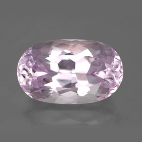 Kunzita rosa natural de 10,60 ct, corte óvalo, VVS-VS