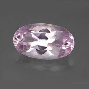 Kunzita rosa natural de 8,71 ct, corte óvalo, VVS