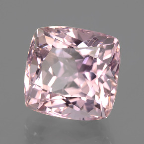 Kunzita rosa natural de 10,26 ct, corte cojín, VS