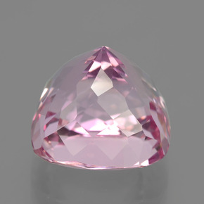 Kunzita rosa natural de 16,00 ct, corte cojín, VVS-VS