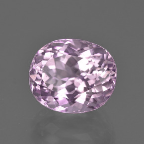 Kunzita rosa natural de 7,09 ct, corte óvalo, VS